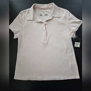 NWT - Josephine Chaus "Primrose" Cotton Jersey/Polo Shirt - Size XL
